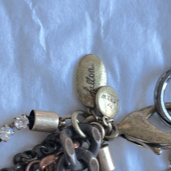 Jcrew Fenton-Fallon crystal ombré bow statement necklace,worn once for a wedding - Picture 3 of 4